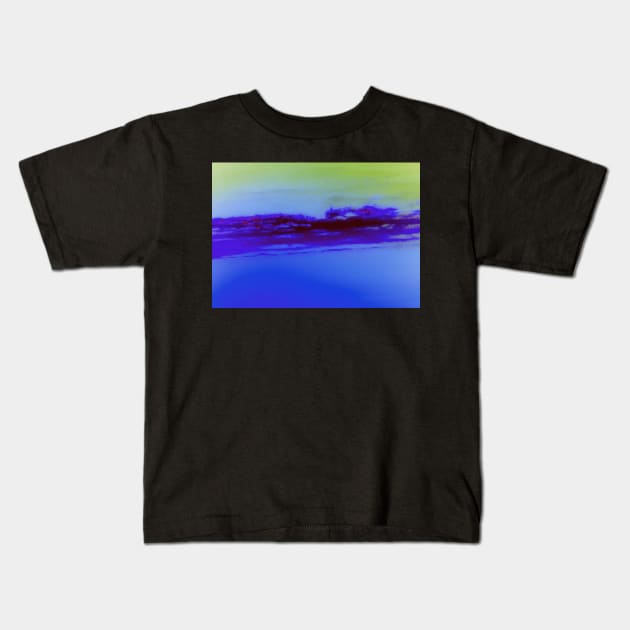 Deep Blue Sky-Available As Art Prints-Mugs,Cases,Duvets,T Shirts,Stickers,etc Kids T-Shirt by born30